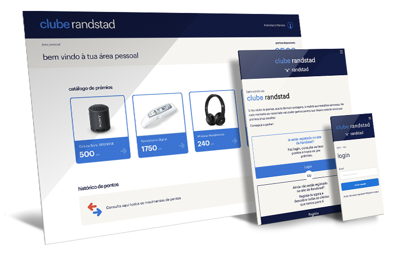 Clube Randstad - Plataforma de Fidelização