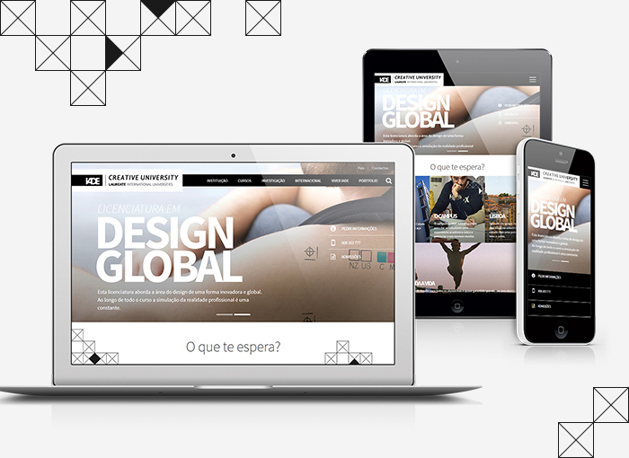 Site responsive do IADE criado pela WayNext - digital agency