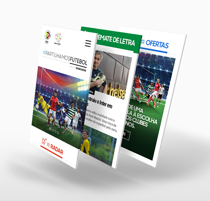 Portal de activação Partilhamos Futebol