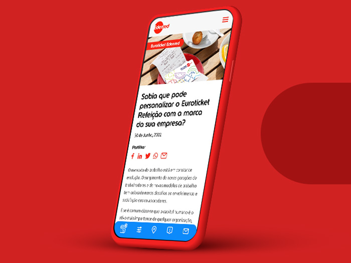 Novo website da Edenred Portugal