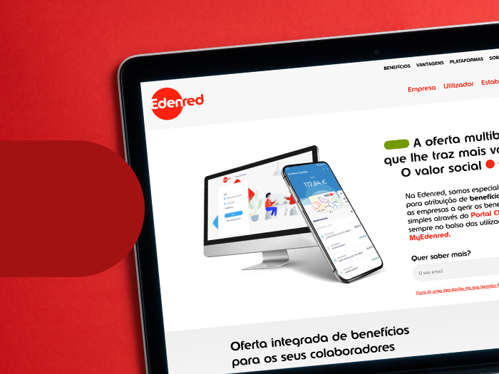 Novo website da Edenred Portugal