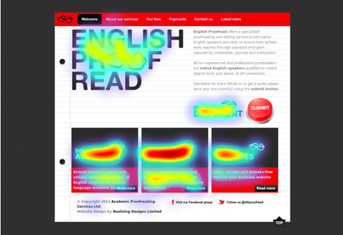 Estudos de eye-tracking mostram que conteúdo com imagens é mais relevante o que é informação importante para copywriting